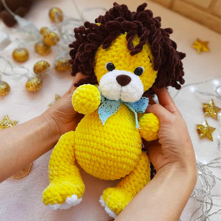 Read more about the article Plush Crochet Lion Amigurumi Free PDF Pattern