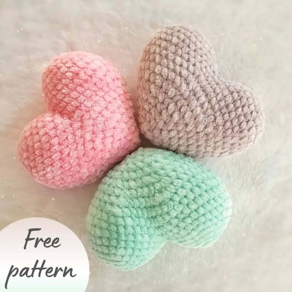 valentines crochet Heart pattern